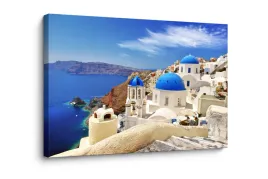 obraz-na-plotnie-canvas-santorini-grecja-blekit-i-biale-domki-31x38