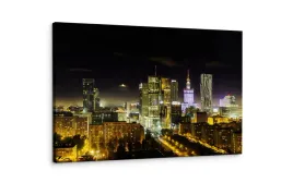 obraz-na-plotnie-canvas-warszawa-noca-panorama-miasta-styl-loft-70x80