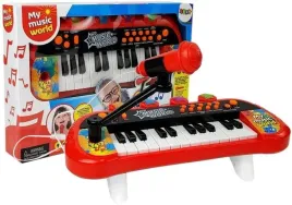 keyboard-pianinko-24-klawisze-usb-mikrofon-czerwony