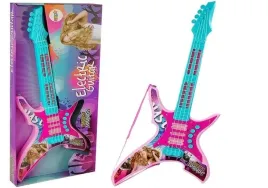 gitara-elektryczna-ze-swiatlami-i-dzwiekami-rozowa-62-cm