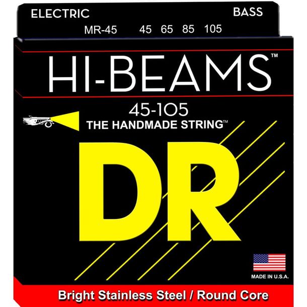 DR Hi Beams (45-105) - struny do gitary basowej