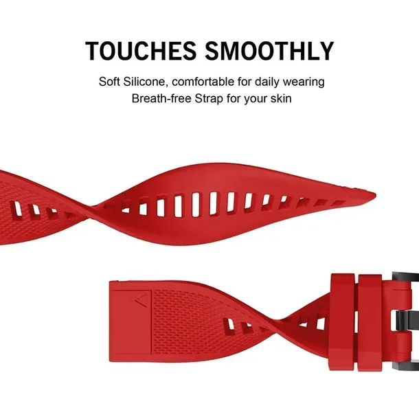 pasek-smooth-do-garmin-fenix-5-6-6-pro-red-kolor-czerwony