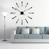 zegar-scienny-mirror-line-black