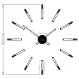 zegar-scienny-mirror-line-black