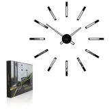 zegar-scienny-mirror-line-black