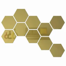 lustro-dekoracyjne-hex-hexagon-zloty-naklejane-duze