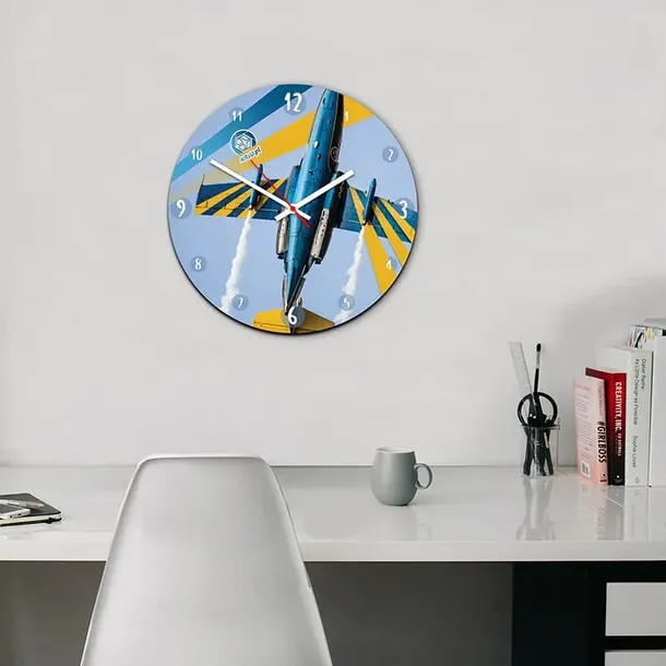 zegar-scienny-samolot-blekitny-zolty-okragly-30-cm