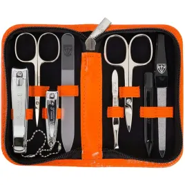 drei-schwerter-germany-manicure-pomaranczowo-czarn