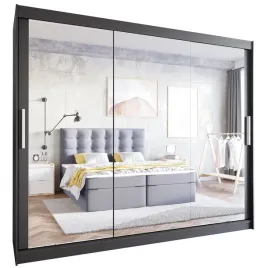 szafa-przesuwna-loloiii-250-polki-czarna-garderoba