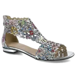 sandaly-damiss-ds-399-srebro-kwiaty