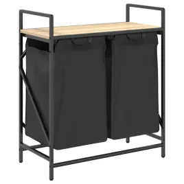 kosz-na-pranie-2-przegrody-z-polka-dab-sonoma