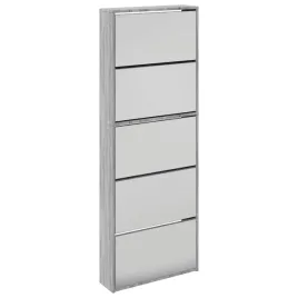 szafka-na-buty-z-lustrem-5-poziomow-szary-dab-63x17x1695-cm