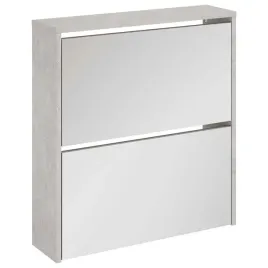 szafka-na-buty-lustro-i-2-szuflady-szary-beton-63x17x67-cm