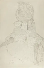 seated-woman-from-the-front-with-hat-face-hooded-gustav-klimt-plakat-29
