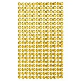 krysztalki-samoprzylepne-yellow-6mm-260szt