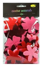 kwiatki-z-filcu-czerwienie-i-roze-60szt