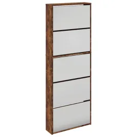 szafka-na-buty-5-poziomowa-dab-przydymiony-63x17x1695cm