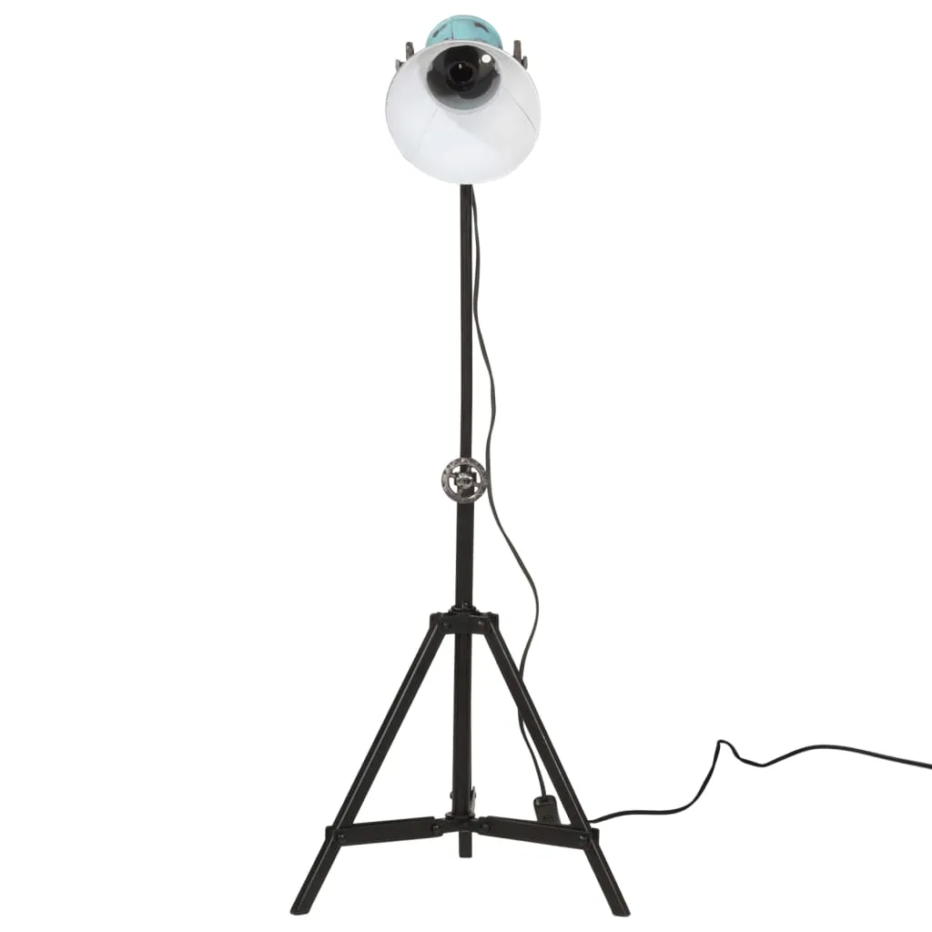 lampa-stojaca-25-w-postarzany-niebieski-35x35x65-95-cm-e27-stan-nowy