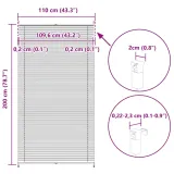 plisowana-roleta-110x200-biala-stan-nowy-dlugosc-200-cm