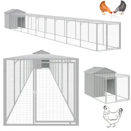 szary-stalowy-kurnik-z-duzym-wybiegiem-dla-kur-klatka-wybieg-z-dachem-10-m