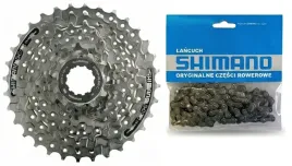 kaseta-8-rzedowa-srebrna-shimano-cs-hg41-11-30t-lancuch-hg40-114-ogniw