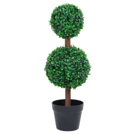sztuczny-bukszpan-dwukulowy-na-slupku-eukaliptusowym-zielony-16-x-60-cm
