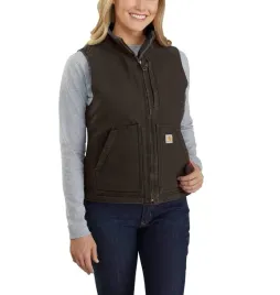 damska-kamizelka-carhartt-sherpa-lined-mock-neck-vest-dark-brown