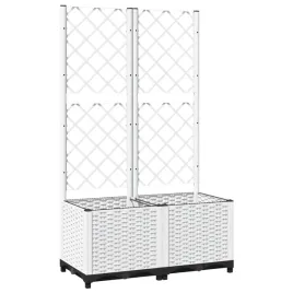 donica-ogrodowa-z-kratka-80-x-40-x-136-cm-bialy-polipropylen