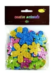 kwiatki-z-pianki-brokatowej-wiosenne-56szt