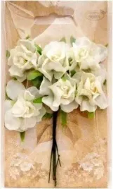 kwiaty-materialowe-kremowe-3cm-6szt