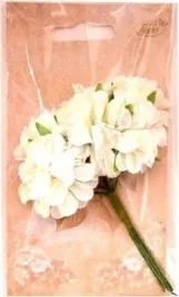 kwiaty-materialowe-kremowe-4cm-6szt