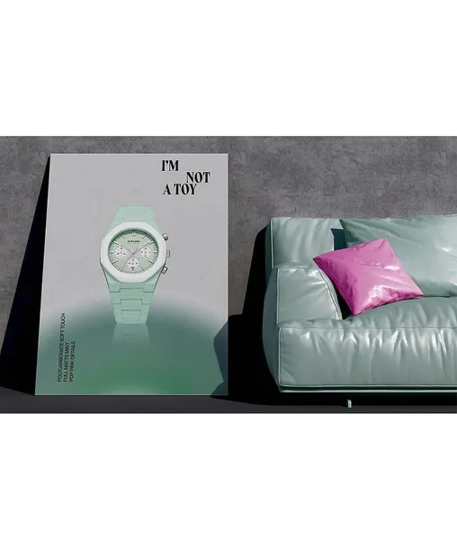 zegarek-d1-milano-polychrono-green-blast-ksztalt-koperty-okragla