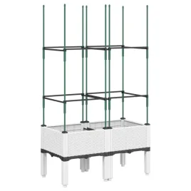 donica-ogrodowa-z-kratka-biala-80x40x1425-cm-pp