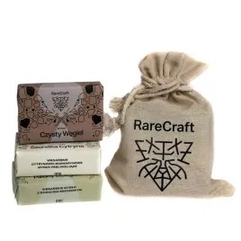 rarecraft-zestaw-trzech-mydel-oczyszczajacych-w-lnianym-worku-3x110g