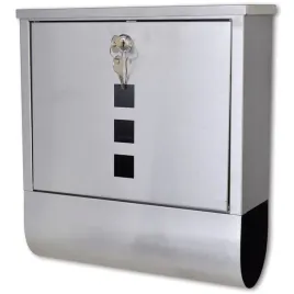 skrzynka-pocztowa-stal-nierdzewna-31x105x335-cm-z-uchwytem-na-gazety