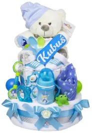 tort-duzy-z-pieluch-pampersow-55-szt-mis-niebieski