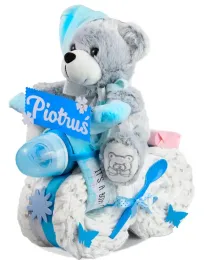 rowerek-mis-tort-z-pieluch-pampers-niebieski