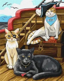 malowanie-po-numerach-puszyste-piratki-40x50cm