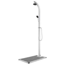 prysznic-ogrodowy-220-cm-szary-aluminiowy-stal-nierdzewna-wpc