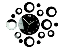 zegar-scienny-ultra-cichy-ring-czarny