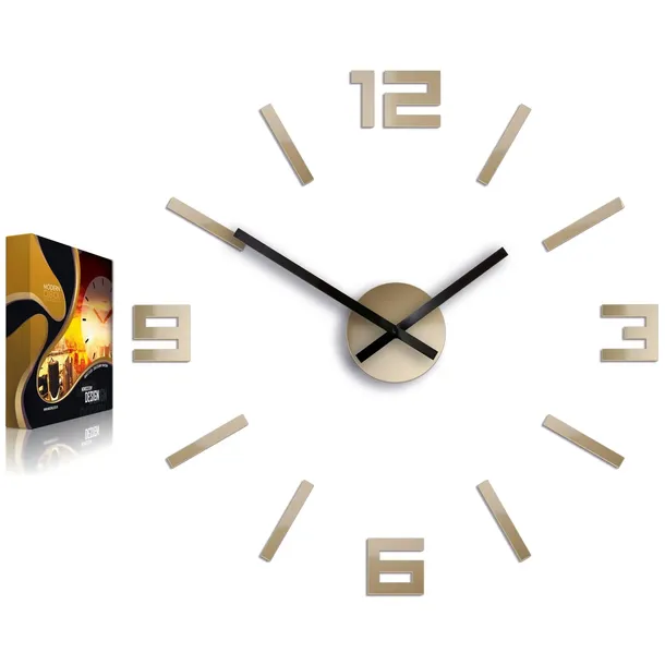 zegar-scienny-arabic-tortora-ultra-cichy-marka-modernclock