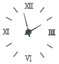 zegar-3d-scienny-czarny-lustrzany-naklejany-duzy