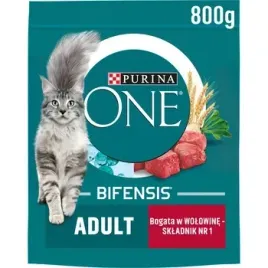 karma-dla-kotow-purina-one-adult-bogata-w-wolowine-i-pelne-ziarna-800g