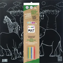 mata-czarna-kreda-safari-funny-mat-strigo