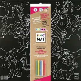 mata-czarna-kreda-unicorns-funny-mat-strigo