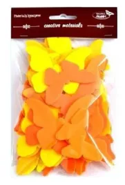 motyle-zolto-pomaranczowe-52szt