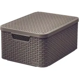 koszyk-style-m-z-pokrywa-ciemny-braz-18l-curver