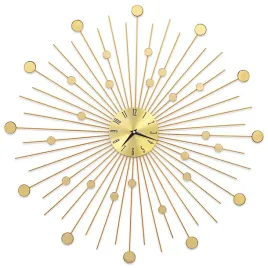 metalowy-zegar-scienny-slonce-mechanizm-kwarcowy-zloty-o-70-cm