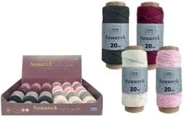 sznurek-na-spulce-20m-satin-gold-12szt