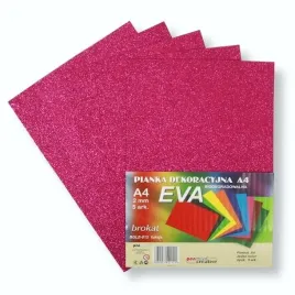 pianka-brokatowa-a4-eva-fuksja-biodegrad-5szt